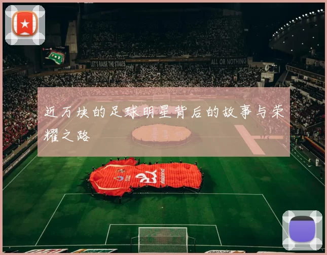 近万块的足球明星背后的故事与荣耀之路