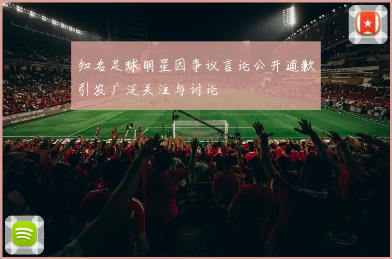 知名足球明星因争议言论公开道歉引发广泛关注与讨论