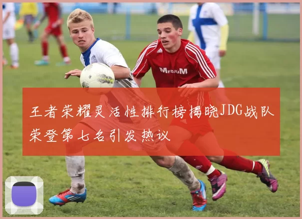 王者荣耀灵活性排行榜揭晓JDG战队荣登第七名引发热议